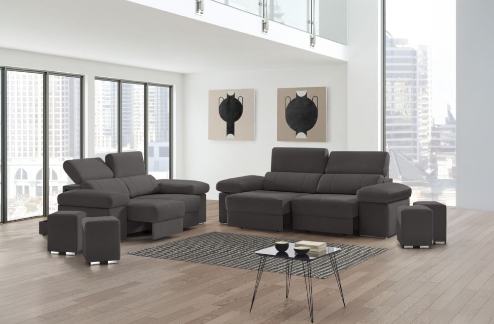 Sofá de piel Lennon de StyleKomfort - principal