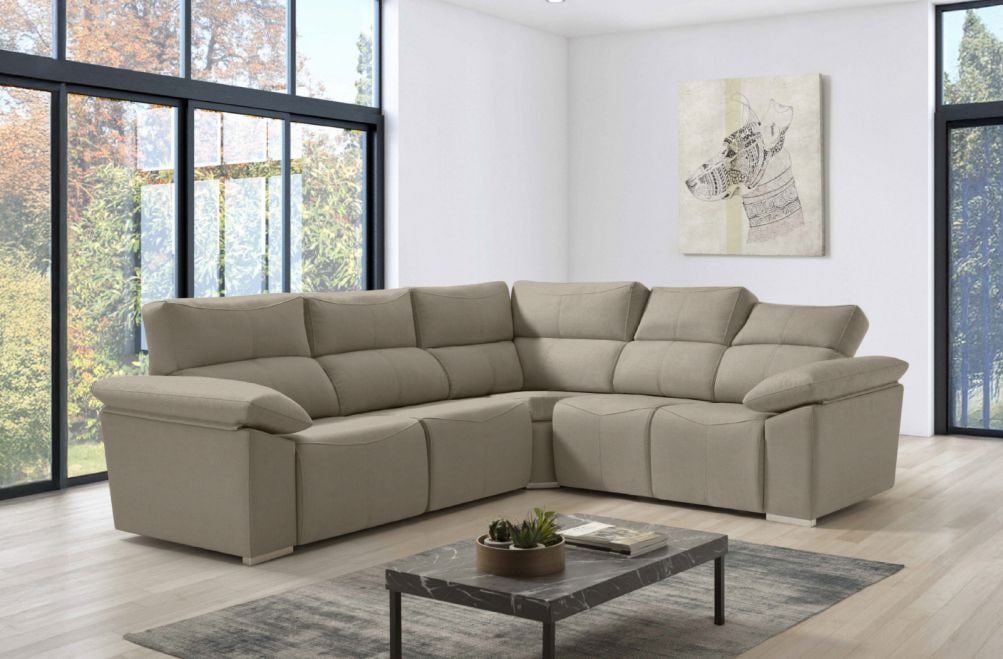 Sofá rinconera de tela Fira XL de HOME - principal