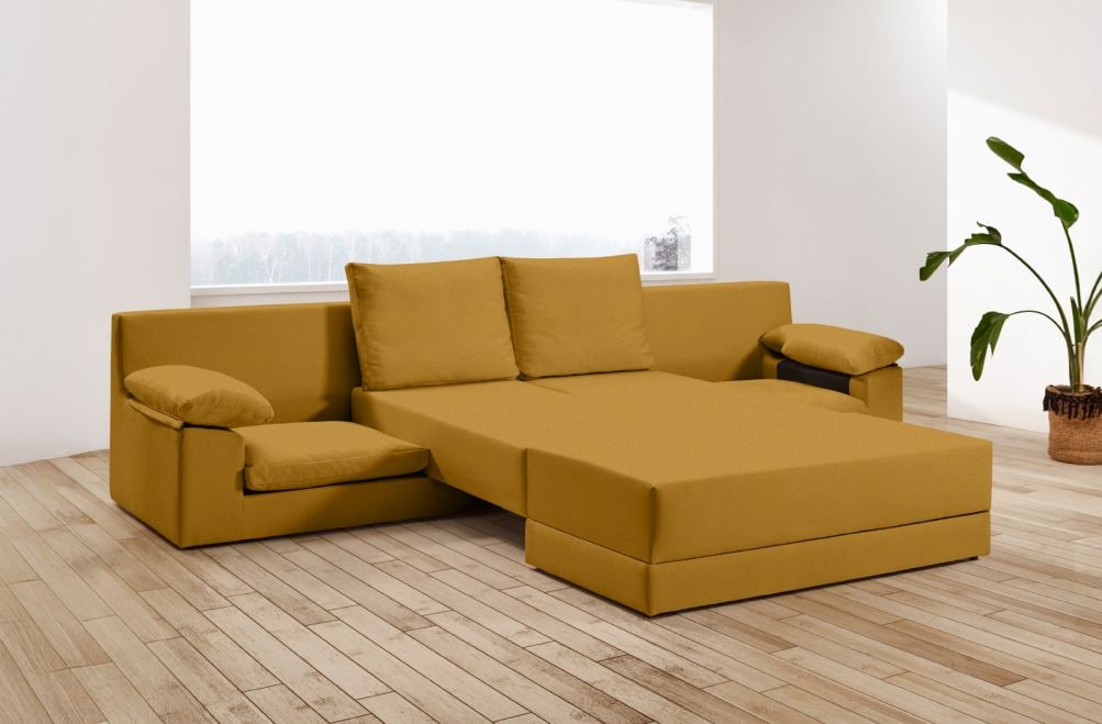 Sofá modular de tela Caleya de HOME - principal