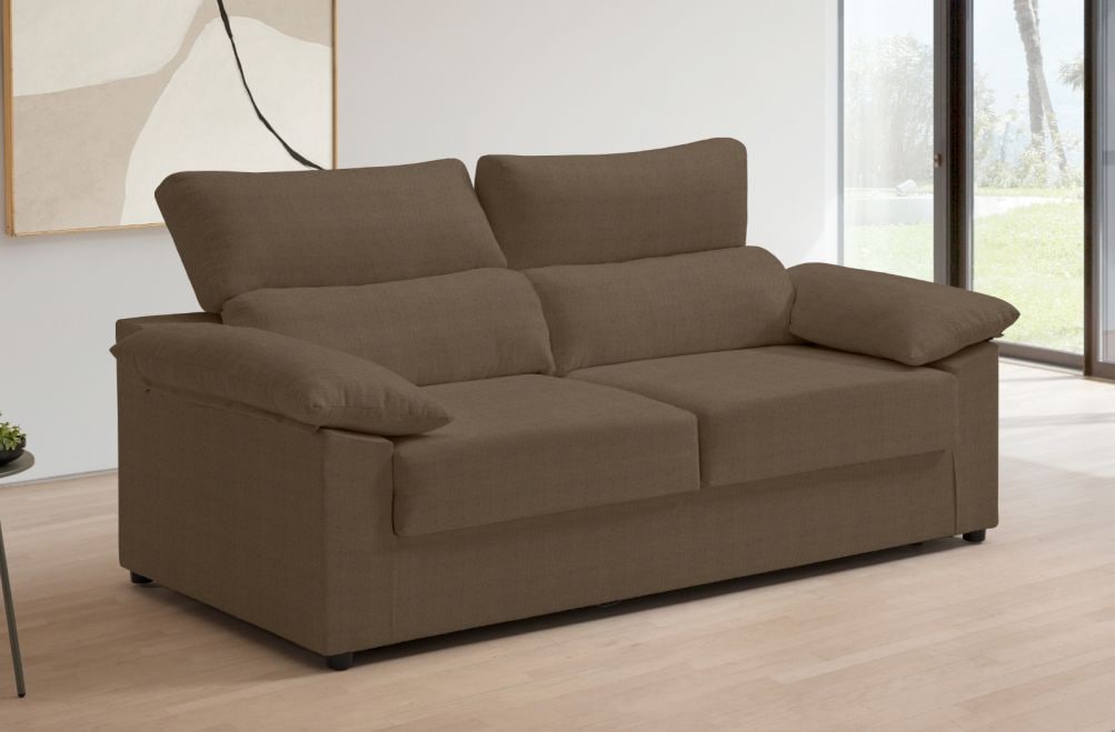 Sofá cama de tela Lecter de HOME - principal