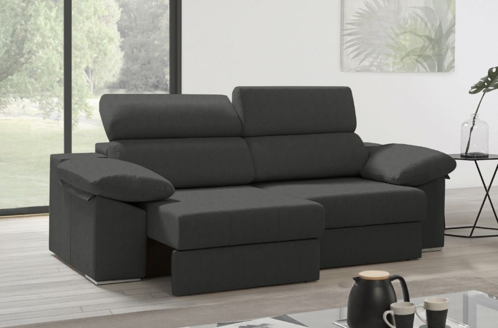 Sofá de tela Esmeralda de HOME - principal