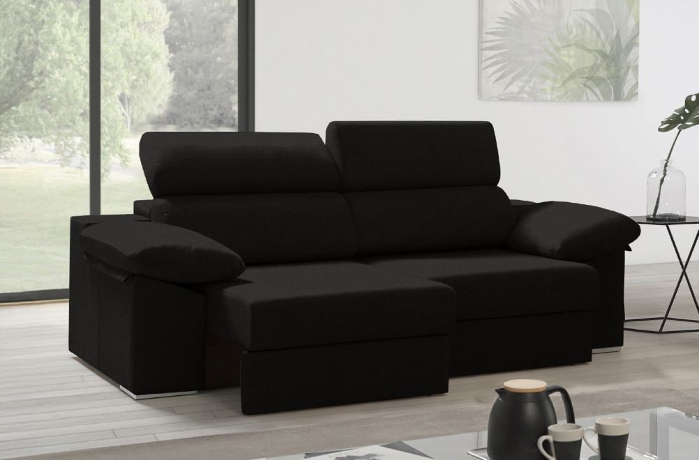 Sofá de tela Esmeralda de HOME - principal