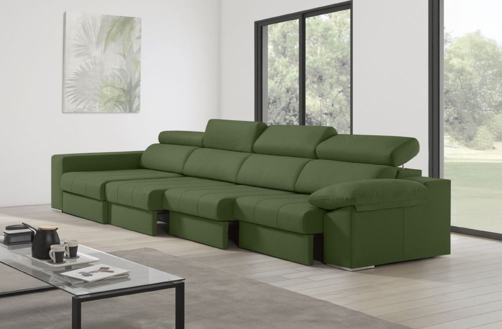 Sofá de tela Esmeralda Plus de HOME - principal