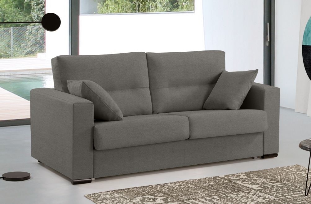 Sofá cama de apertura italiana de tela Aquila de HOME - principal