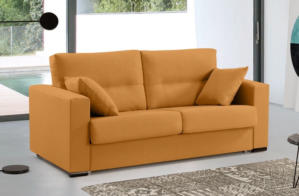 Sofá cama de apertura italiana de tela Aquila de HOME - principal