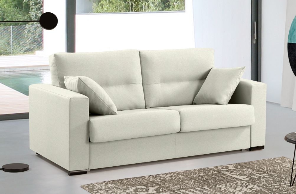 Sofá cama de apertura italiana de tela Aquila de HOME - principal