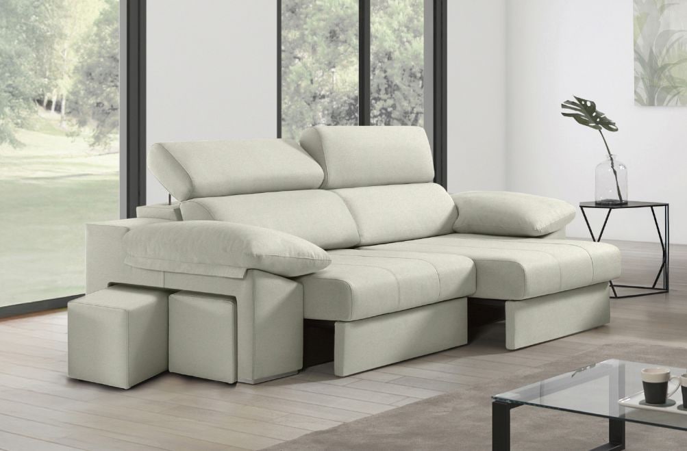 Sofá de tela Zafiro de HOME - principal