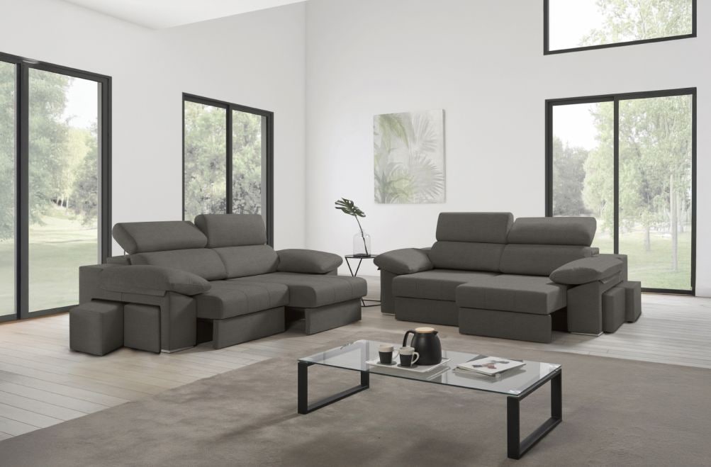 Sofá de tela Zafiro de HOME - principal