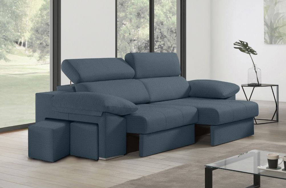 Sofá de tela Zafiro de HOME - principal