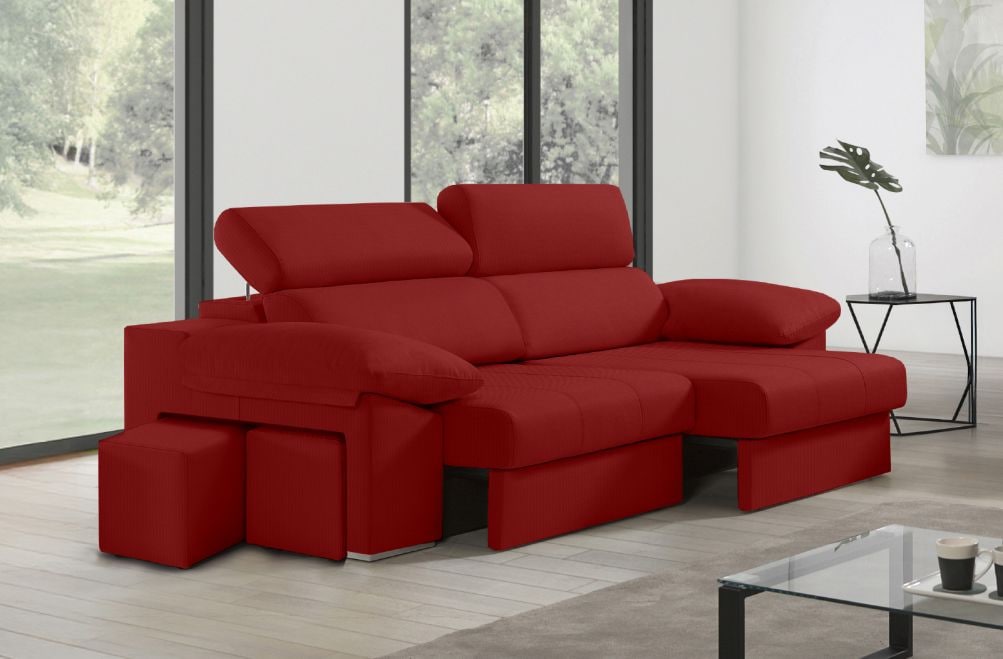 Sofá de tela Zafiro de HOME - principal