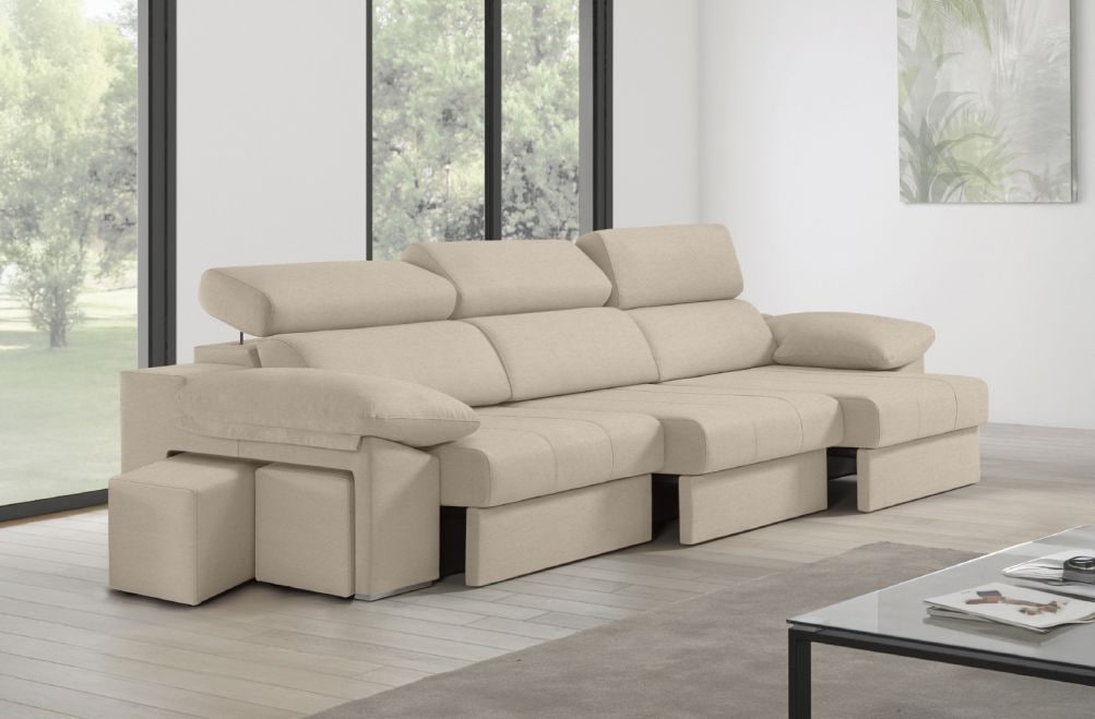 Sofá de tela Zafiro Plus de HOME - principal