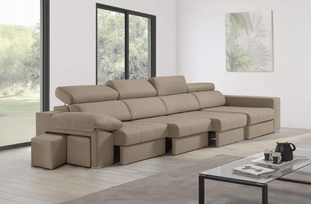 Sofá de tela Zafiro Plus de HOME - principal