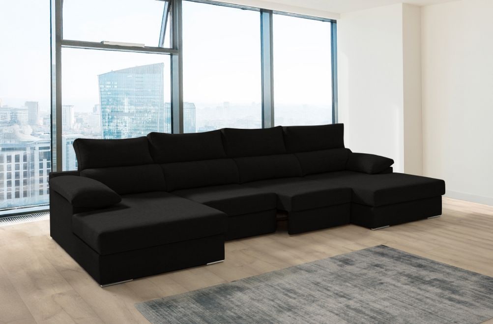 Sofá de tela Rachel de HOME - principal