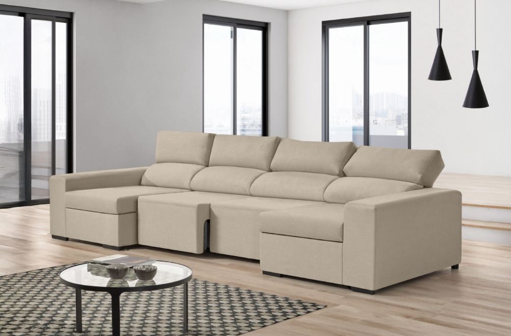 Sofá de tela Dener de HOME - principal