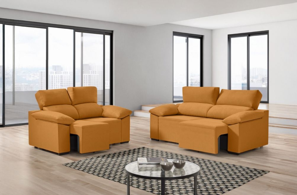 Sofá de tela Dener de HOME - principal