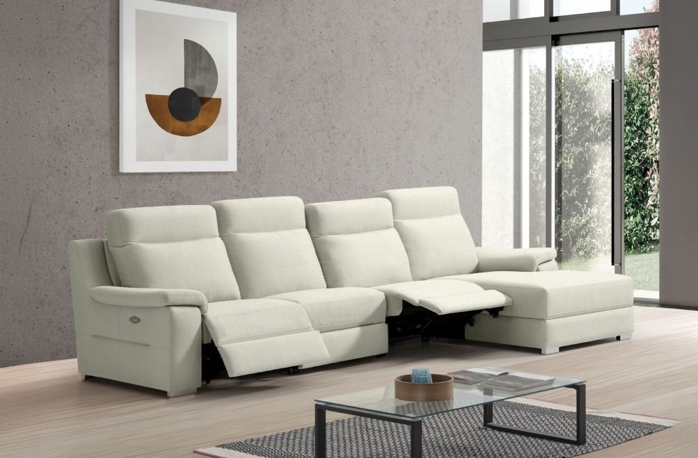 Sofá relax de tela Adele Plus de StyleKomfort - principal