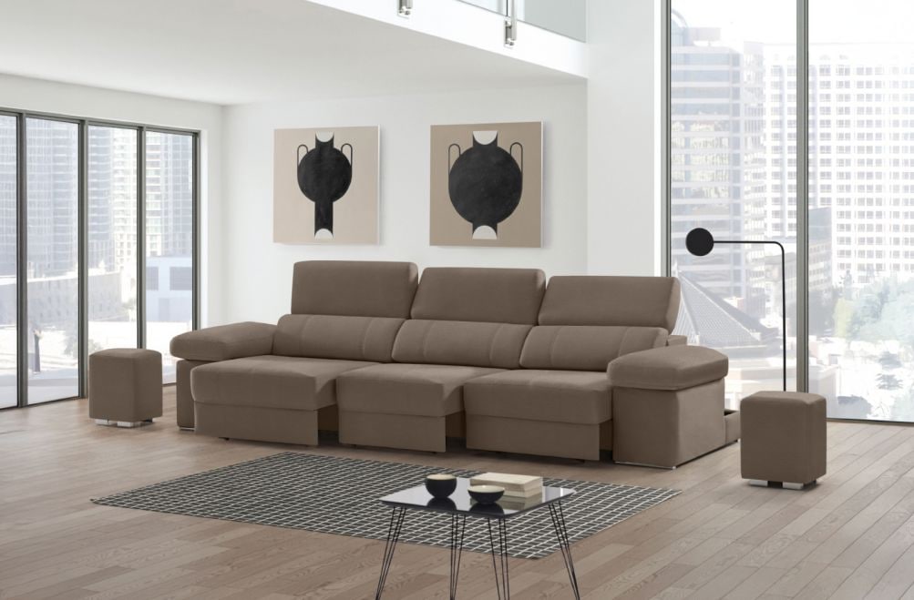 Sofá de piel Lennon Plus de StyleKomfort - principal