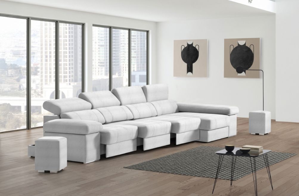 Sofá de piel Lennon Plus de StyleKomfort - principal