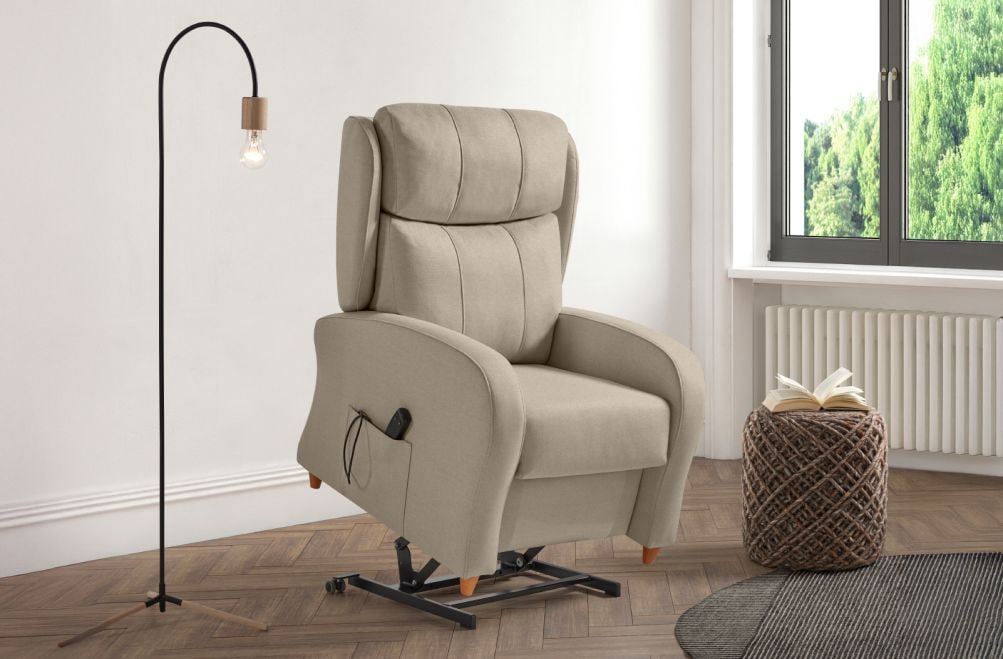 Sillón relax de tela Lera power-lift de HOME - principal