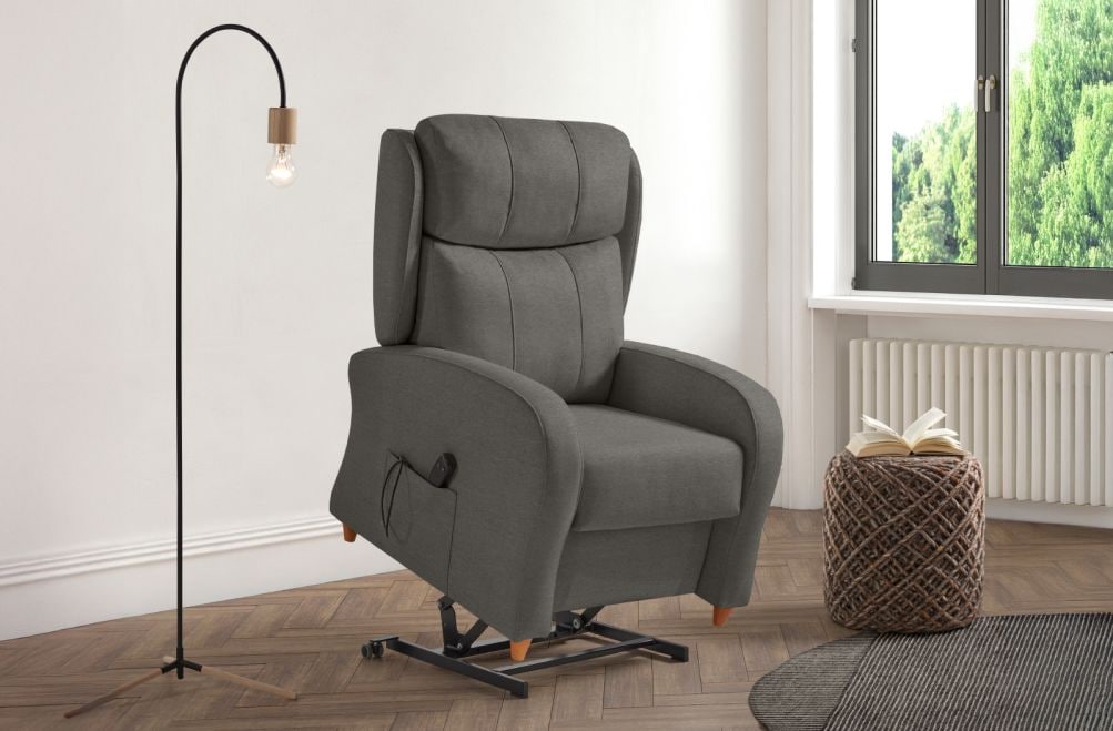 Sillón relax de tela Lera power-lift de HOME - principal