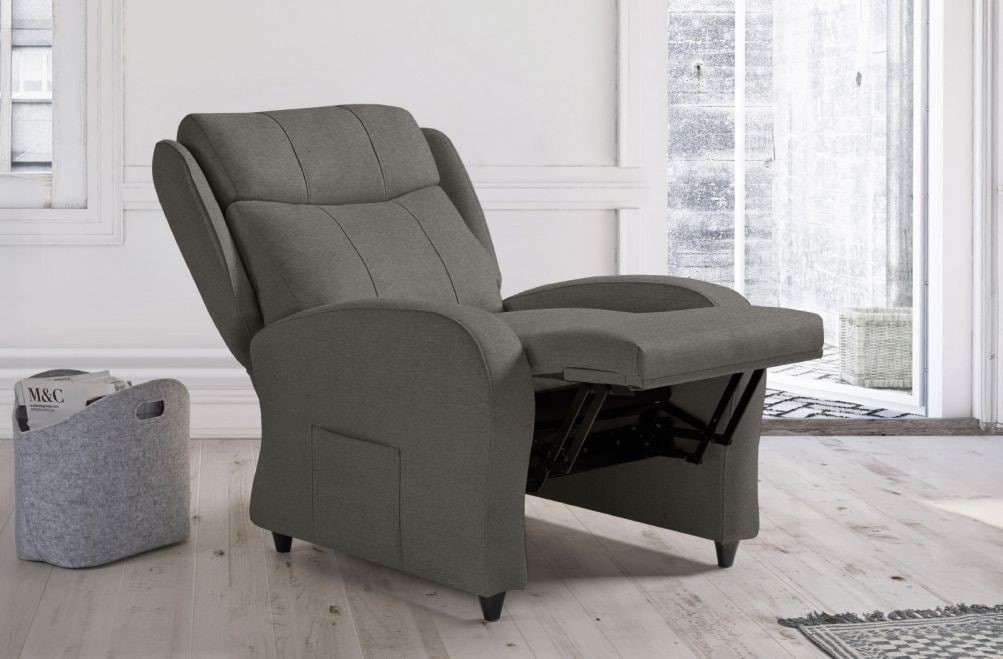 Sillón relax de tela Sabul de HOME - principal