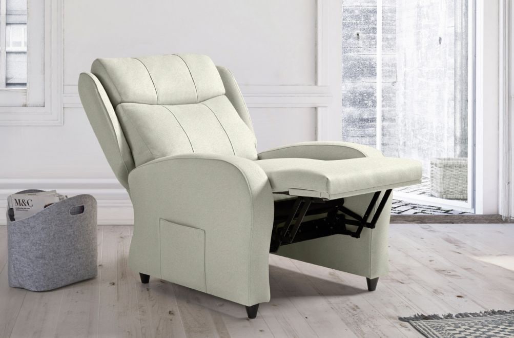 Sillón relax de tela Sabul de HOME - principal