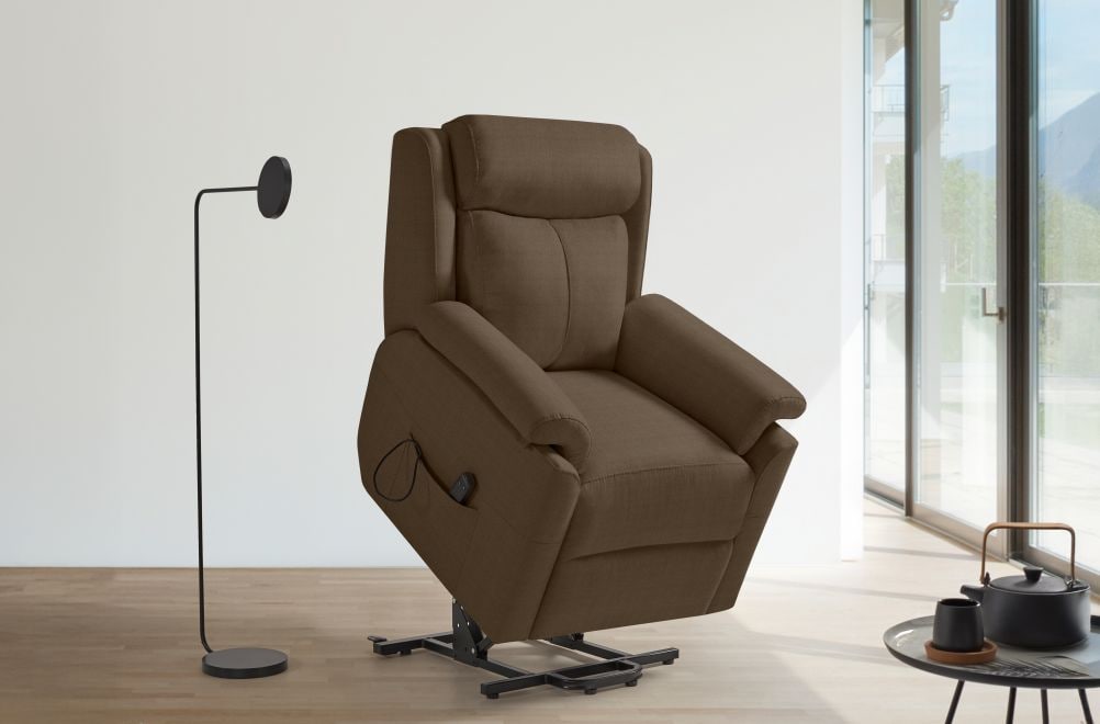 Sillón relax de tela Lire power-lift de HOME - principal