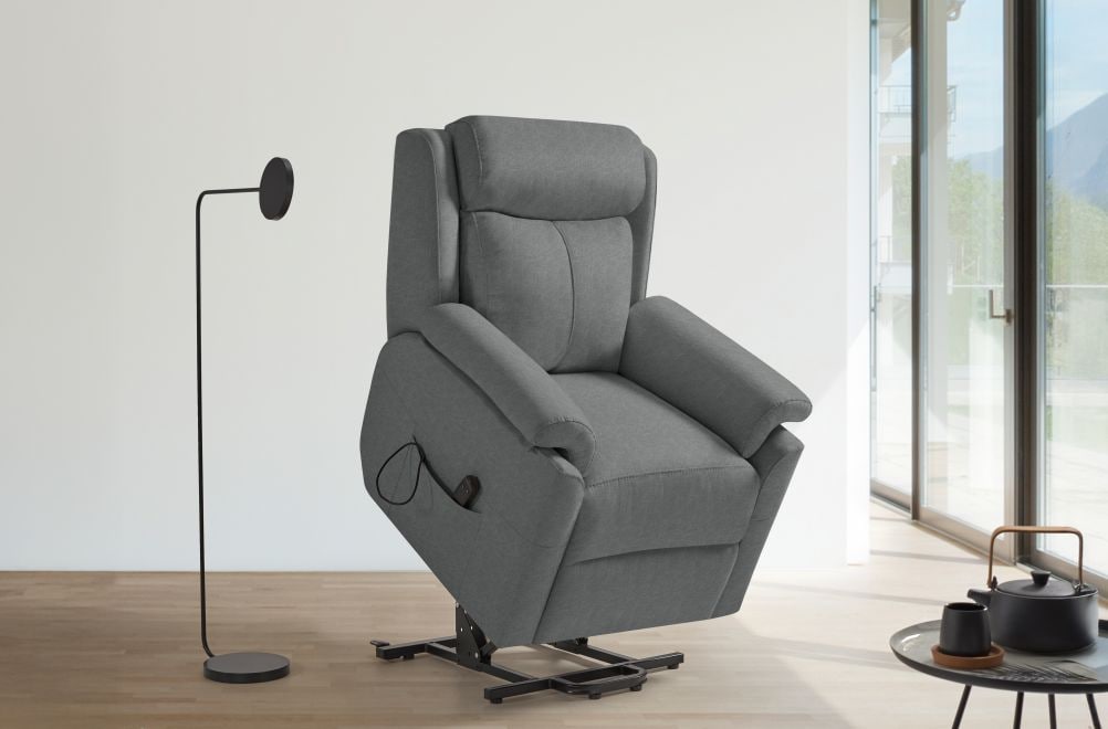 Sillón relax de tela Lire power-lift de HOME - principal