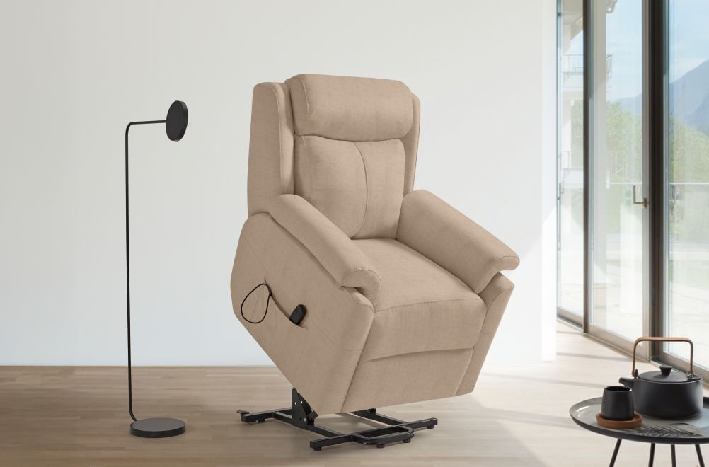 Sillón relax de tela Lire power-lift de HOME - principal