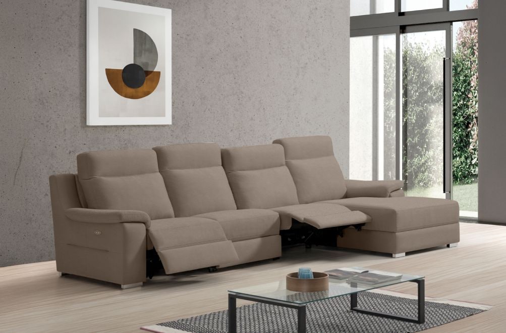 Sofá relax de piel Simone Plus de StyleKomfort - principal