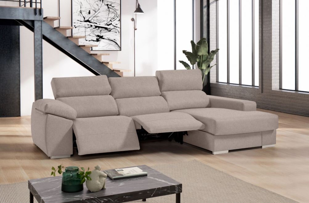 Sofá relax de tela Galio de HOME - principal