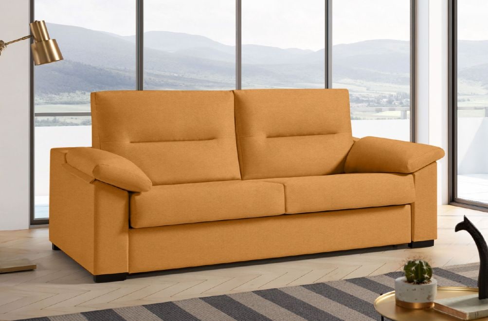 Sofá cama de apertura italiana de tela Atlas de HOME - principal