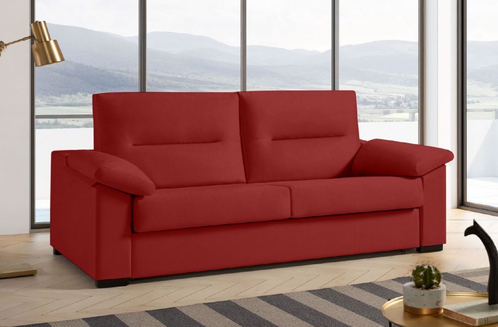 Sofá cama de apertura italiana de tela Atlas de HOME - principal