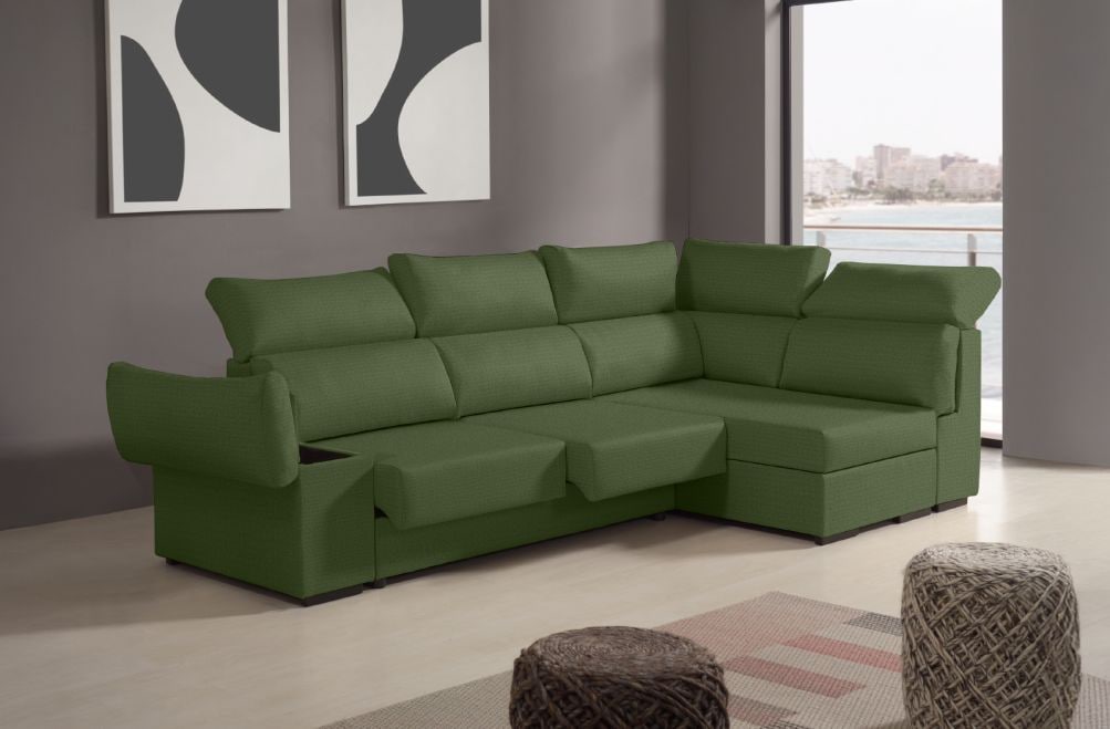 Sofá de tela Mérida XL de HOME - principal