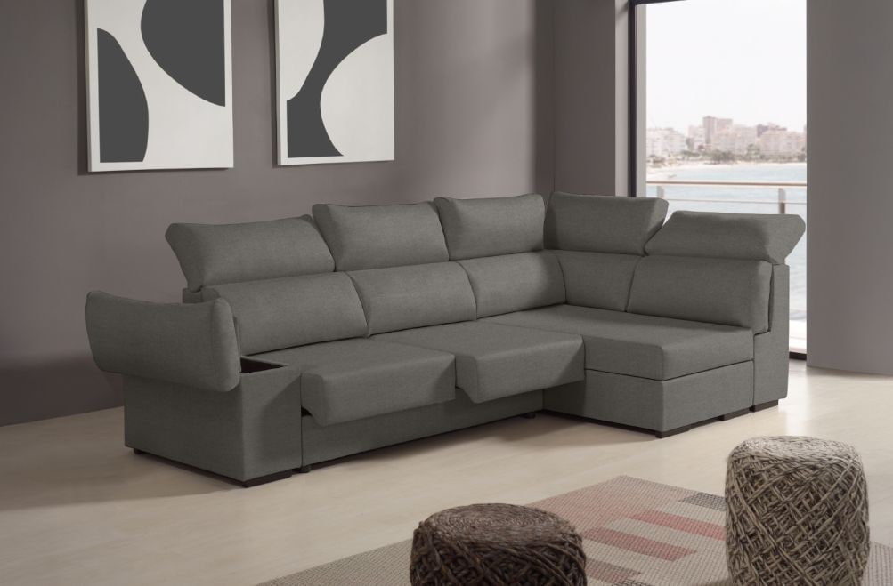 Sofá de tela Mérida XL de HOME - principal