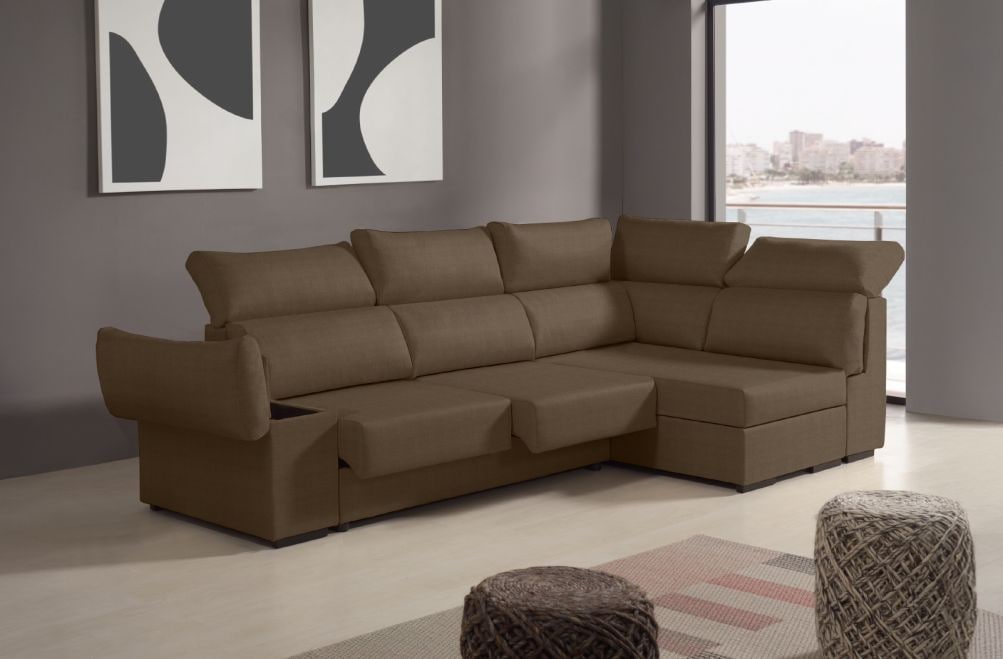 Sofá de tela Mérida XL de HOME - principal