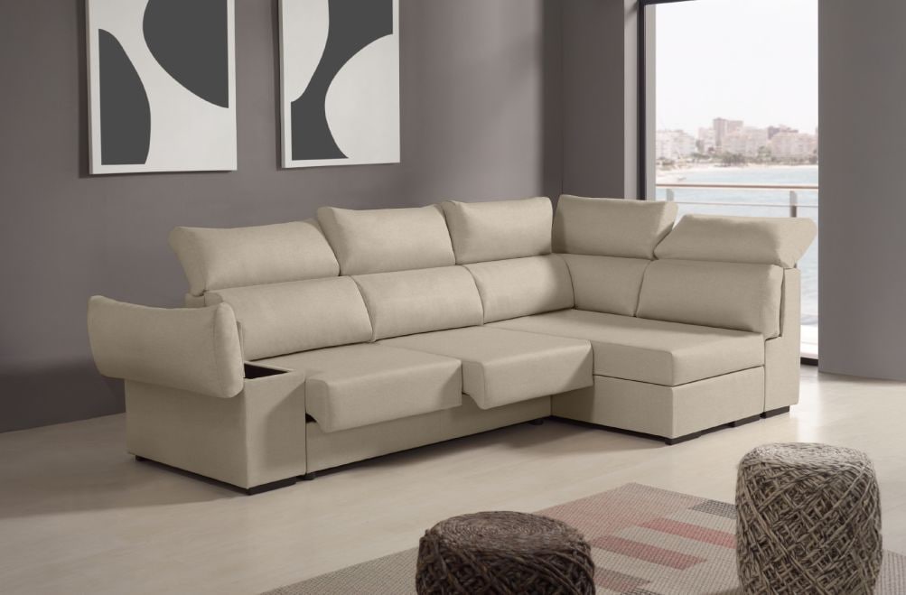 Sofá de tela Mérida XL de HOME - principal