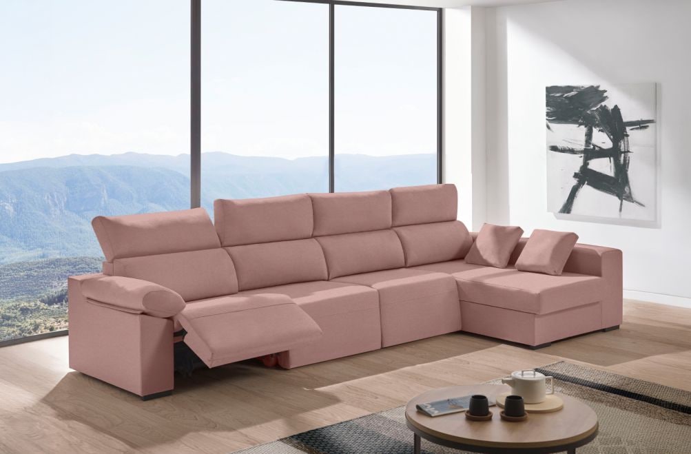 Sofá relax chaise longue de tela Cuzco Plus de HOME - principal