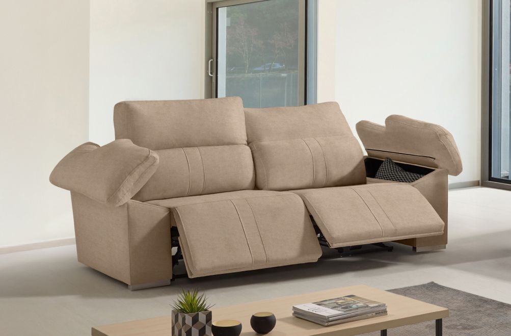 Sofá relax de tela Coleman de HOME - principal