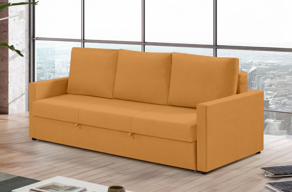 Sofá cama de tela Canal de HOME - principal