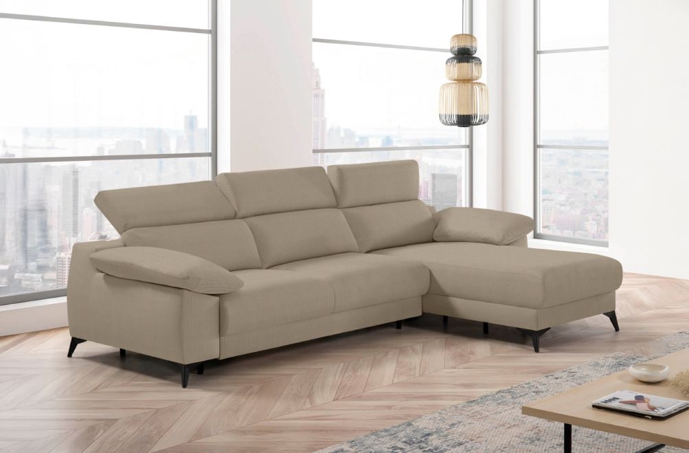 Sofá cama de apertura italiana de tela Zaira de StyleKomfort - principal