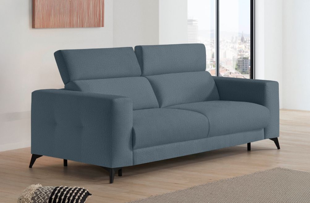 Sofá cama de apertura italiana de tela Zulema de StyleKomfort - principal