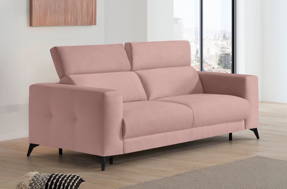 Sofá cama de apertura italiana de tela Zulema de StyleKomfort - principal