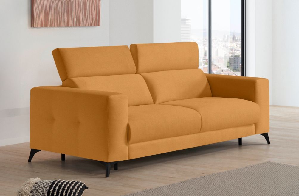 Sofá cama de apertura italiana de tela Zulema de StyleKomfort - principal
