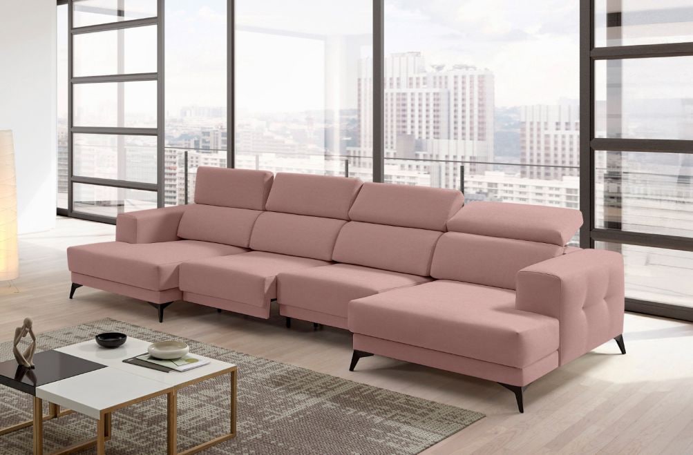 Sofá de tela Agnes de StyleKomfort - principal