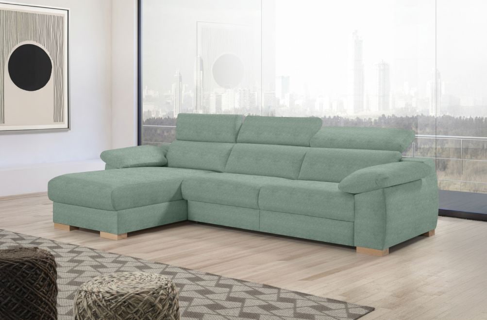 Sofá cama de apertura italiana de tela Triana de StyleKomfort - principal