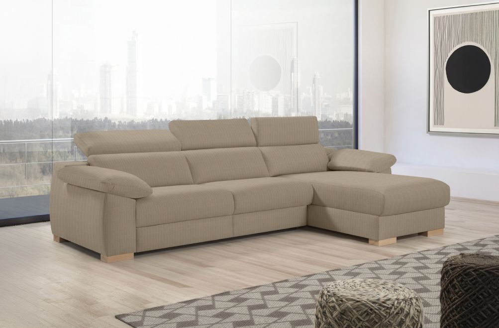 Sofá cama de apertura italiana de tela Triana de StyleKomfort - principal