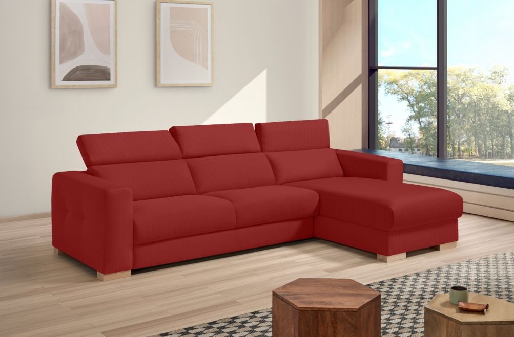 Sofá cama de apertura italiana de tela Tadeo de StyleKomfort - principal