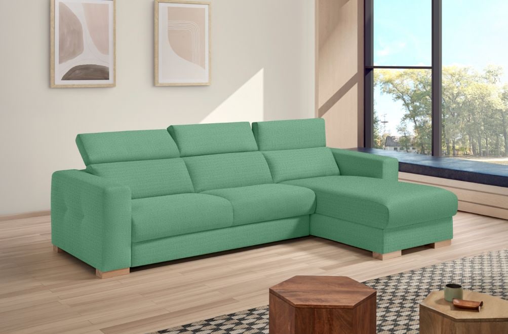 Sofá cama de apertura italiana de tela Tadeo de StyleKomfort - principal