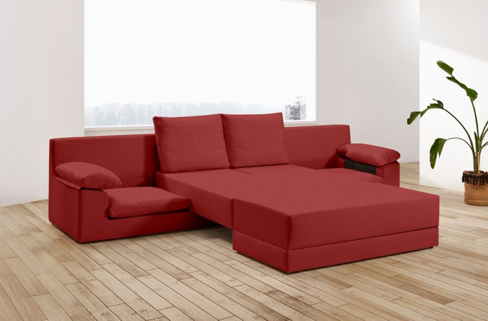 Sofá modular de tela Caleya de HOME - principal